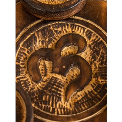 Подставка под благовония «Ом», 16.5 см, дерево