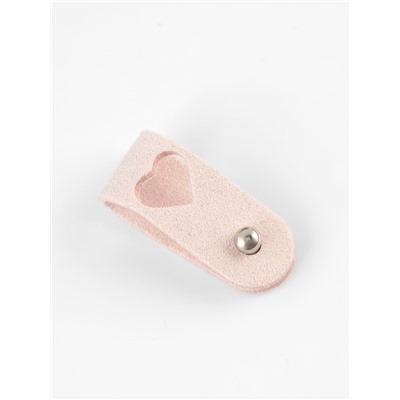 Бирка с кнопкой «Сердце» TEIRA, 8×1.5 см, 10 шт., нежно-розовая