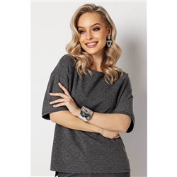 Блузка женская  4483/10/Серый, блеск