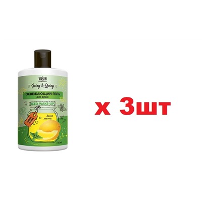 Vilsen Juicy and Spicy Гель для душа 700мл Освежающий 3шт