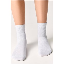 Классические Conte-kids TIP-TOP Однотонные хлопковые носки с вышивкой