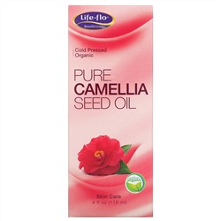 Life-flo, Беспримесное масло семян камелии, 4 ж. унц. (118 мл)