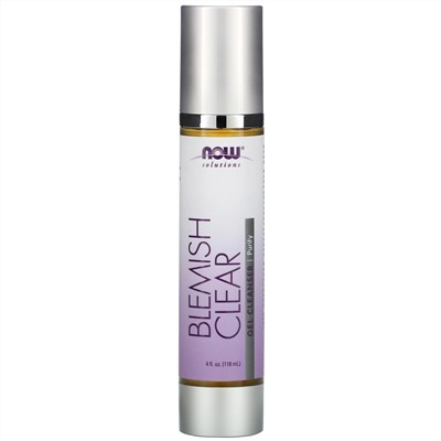 Now Foods, Solutions, Blemish Clear, Gel Cleanser, Purify, 4 fl oz (118 ml)