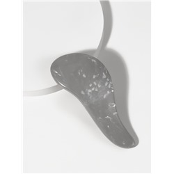 Расчёска массажная, 14.5×6(±1)см, PVC коробка, серая