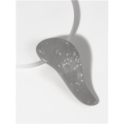 Расчёска массажная, 14.5×6(±1)см, PVC коробка, серая