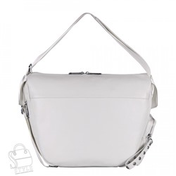 Сумка женская кожаная 18081 white Polina&Eiterou  в Новосибирске