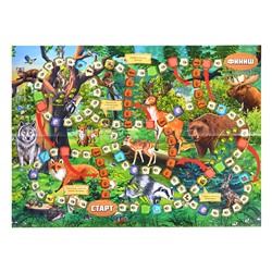 Лесные сказки. Настольная игра-ходилка.