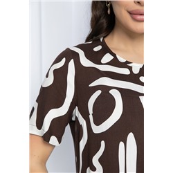 Платье Адажио (коричневое) П13110-25М