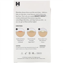 Hero Cosmetics, Mighty Patch, оригинальные пластыри, 36 шт.