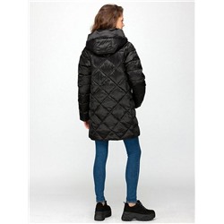VM190121 черн Пуховик женский (40-48)