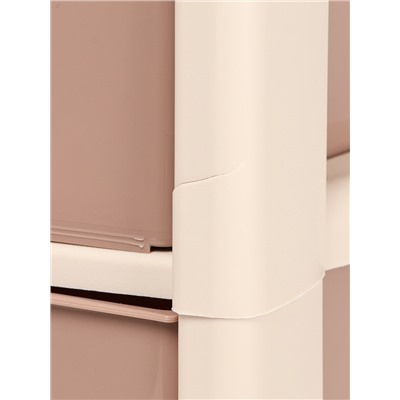 УЦЕНКА Комод 3-х секционный 47.5×30×71 см «Колорит», цвет бежевый