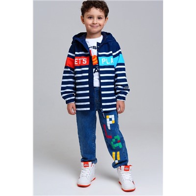 Куртка текстильная с полиуретановым покрытием для мальчиков (ветровка) PLAYTODAY, 1085605