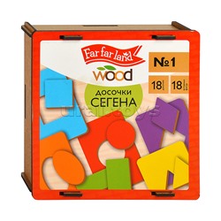 Лото "Досочки Сегена" № 1 (18 карт. 18 эл) Far far land Wood