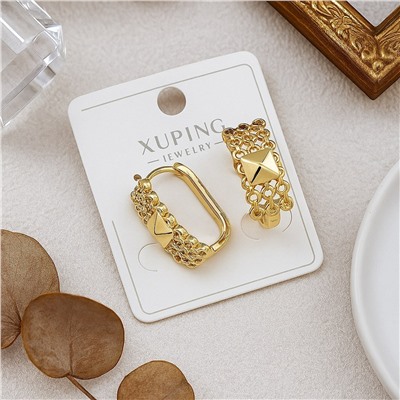 Серьги коллекция "Xuping" покрытие позолота, арт.004.079