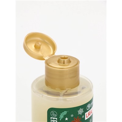 Подарочный набор новогодний в санях: гель для душа 2 шт., соль для ванны и мочалка, URAL LAB