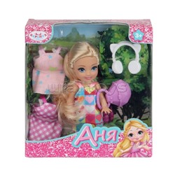 Кукла Аня 12 см, с аксессуарами, в коробке