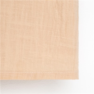 Платье для девочки MINAKU: Cotton Collection, светло-бежевое, рост 128 см