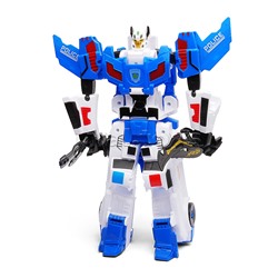 Робот трансформирующийся в служебное авто, в коробке