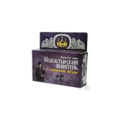 Натуральный твердый шампунь Монастырский с Крымским медом