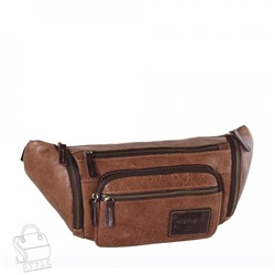 Сумка мужская кожаная 1395TR brown Tough Ryder