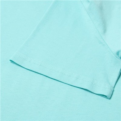 Футболка женская V-образный вырез, мятная, размер 44