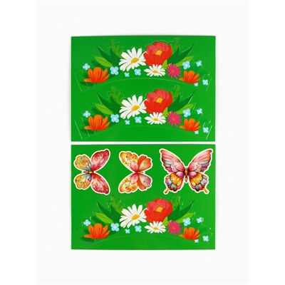 Набор для украшения яиц на Пасху «Цветы», 13×10 см