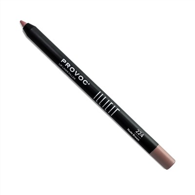 Provoc Полуперманентный гелевый карандаш для губ / ILLICIT Lip Liner Filler WP 224 Nude Brown, 1,2 г 25133