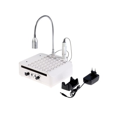 УЦЕНКА Аппарат для маникюра и педикюра Windigo LMH-04, 80 Вт, 35000 об/мин, лампа, ручка, белый 97