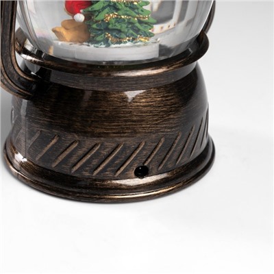 Фигура светодиодная «Елочка», 20.8×11.9×9.7 см, музыка, батарейки ААх3 (не в комплекте), USB, свечение тёплое белое