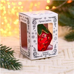 Ёлочное украшение «Клубничка» h=6 см