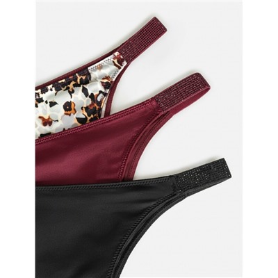 Трусы стринги-бразилиано жен.в наборе из 3шт. Kristallika