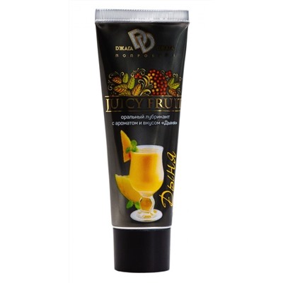 Интимный съедобный лубрикант JUICY FRUIT с ароматом дыни - 30 мл.