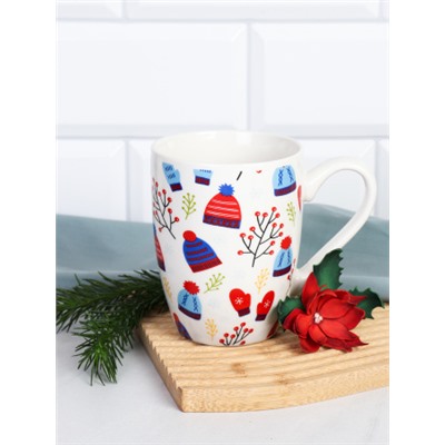 Кружка новогодняя 380 мл / DG-040 /уп 12/72/
