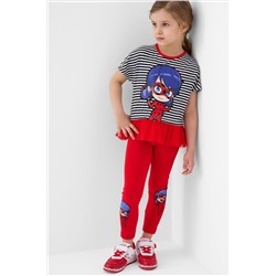 Комплект трикотажный для девочек: джемпер (футболка), брюки (легинсы) PLAYTODAY, 1243356