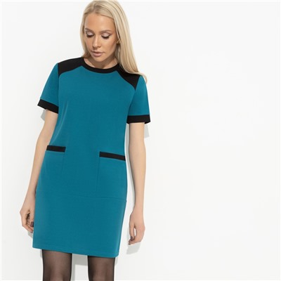 Платье с накладными карманами, За день до отпуска (green)