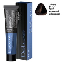 ЭстельDeLuxe Крем-краска для волос 7/77 Русый коричневый интенсивный 60 мл