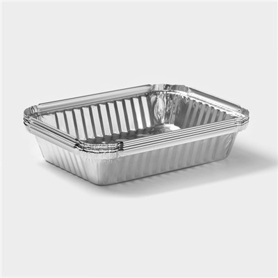 Набор форм для выпечки из фольги Доляна, 705 мл, 5 шт., 19×14×4 см