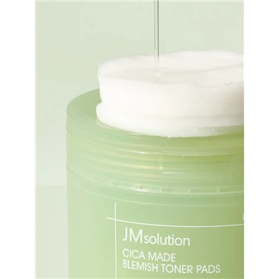 JMsolution Успокаивающие тонер-пэды для лица с центеллой / Cica Made Blemish Toner Pads, 100 шт. 28525