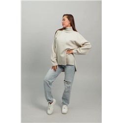Женский свитер оверсайз с высоким горлом Happyfox