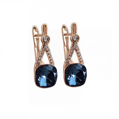 Серьги с кристаллами Swarovski