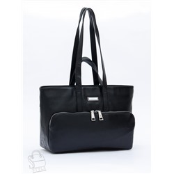Сумка женская кожаная 1015C black Polina&Eiterou