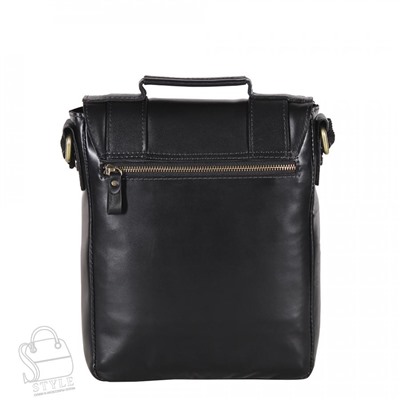 Сумка мужская кожаная 2091-1TR black Tough Ryder