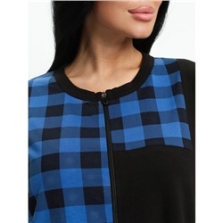 Халат Валерия (Синяя клетка)