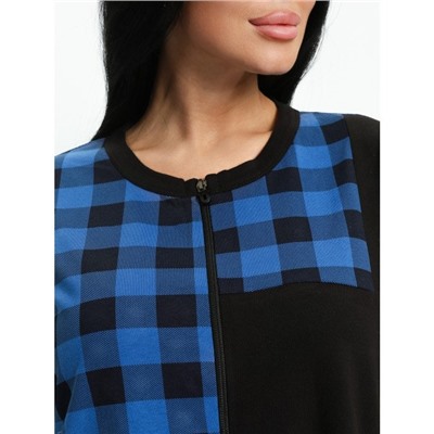 Халат Валерия (Синяя клетка)