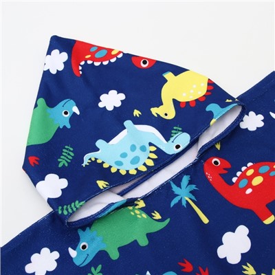 Полотенце - пончо детское LoveLife «Динозавры», 60×120 см