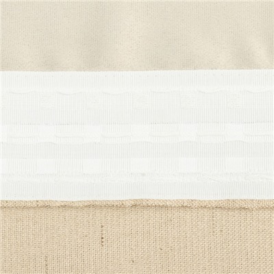 Штора портьерная «Этель. Классика», 145×265 см, бежевая