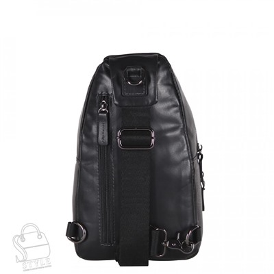 Рюкзак мужской кожаный 4241-1TR black Tough Ryder