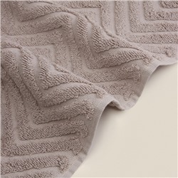 Полотенце махровое SL HOME: Geometry «Саббиа», 67×140 см, коричневое