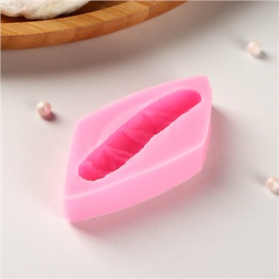 Молд «Багет», силикон, 7.5×3.5×1.5 см, цвет розовый