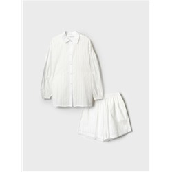 Комплект текстильный для женщин: рубашка, шорты